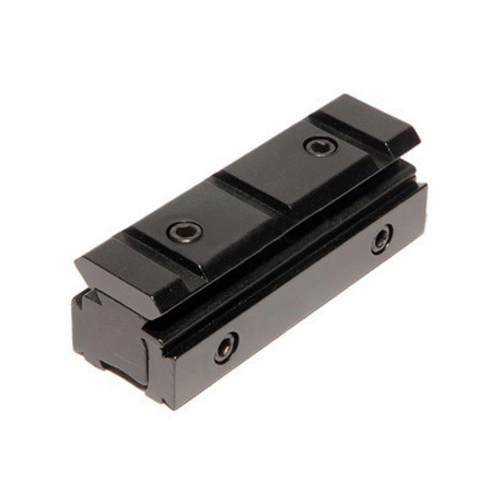 Tri-rail Dovetail 11mm to Weaver Picatinny Rail Adapter